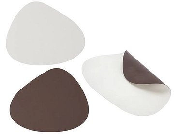 Set de table TWIST pvc brun