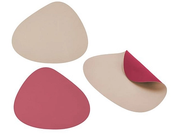 Set de table TWIST pvc rose