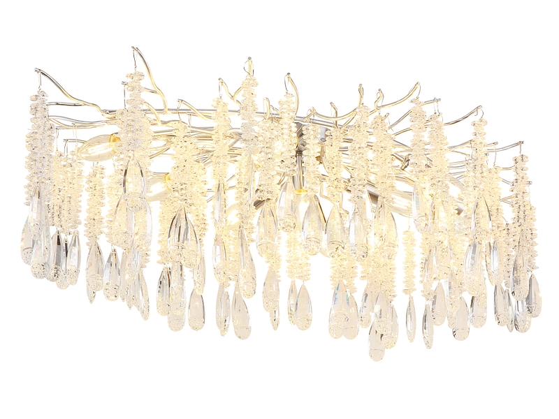 Deckenlampe KINGA 55cm 40W silberfarben