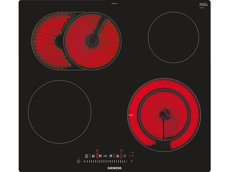 SIEMENS Piano cottura in vetroceramica ET601FNP1Cvetroceramica