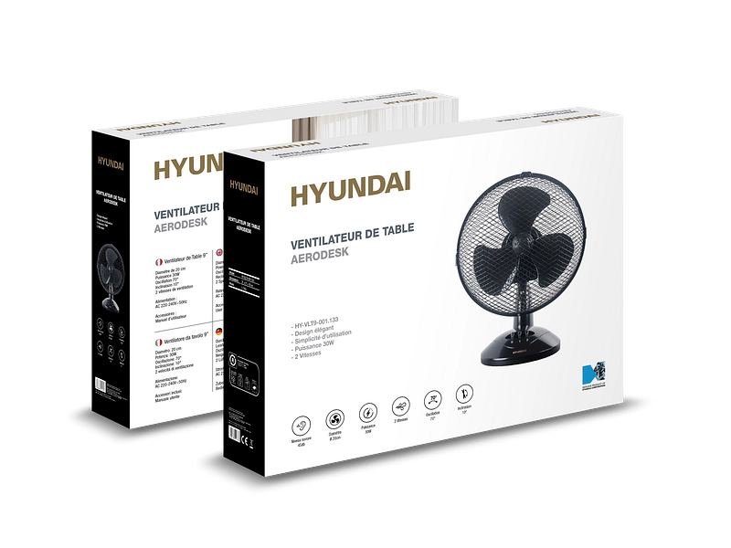 HYUNDAI Ventilateur de table