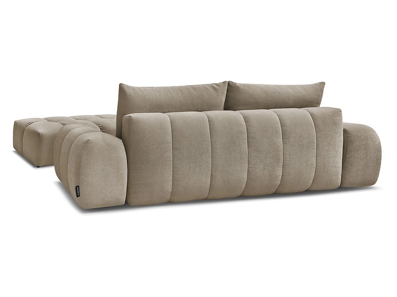 Canapé 3 places avec pouf BOBOCHIC EVEREST