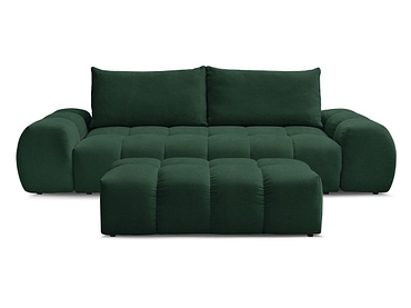 Canapé 3 places avec pouf BOBOCHIC EVEREST