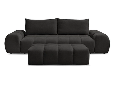 Canapé 3 places avec pouf BOBOCHIC EVEREST