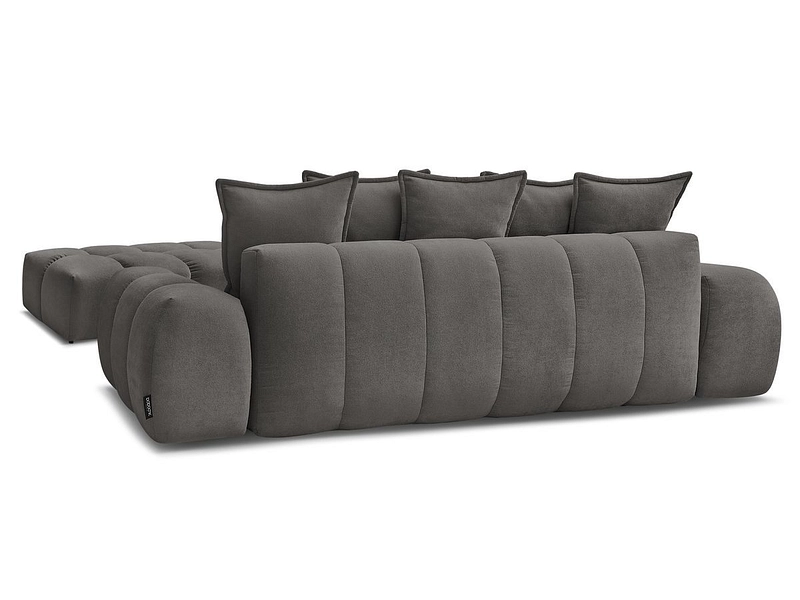 Canapé 3 places avec pouf BOBOCHIC EVEREST