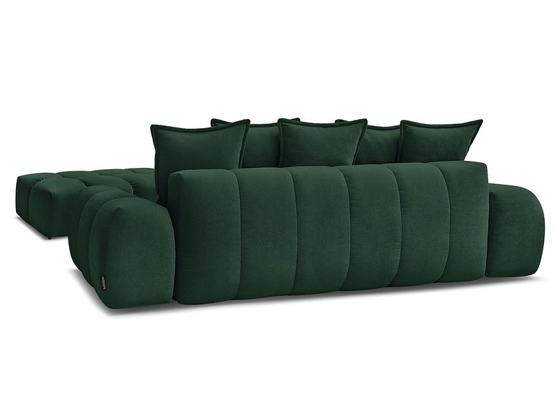 Canapé 3 places avec pouf BOBOCHIC EVEREST