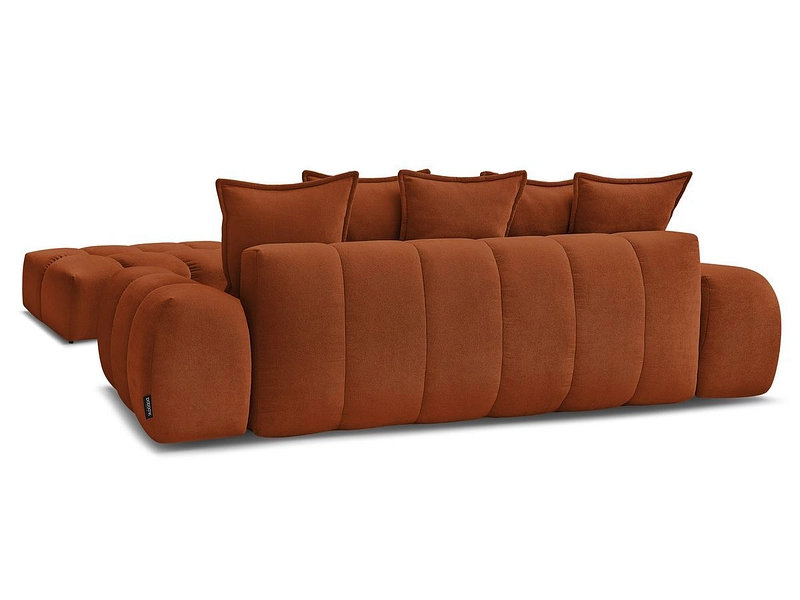 Canapé 3 places avec pouf BOBOCHIC EVEREST