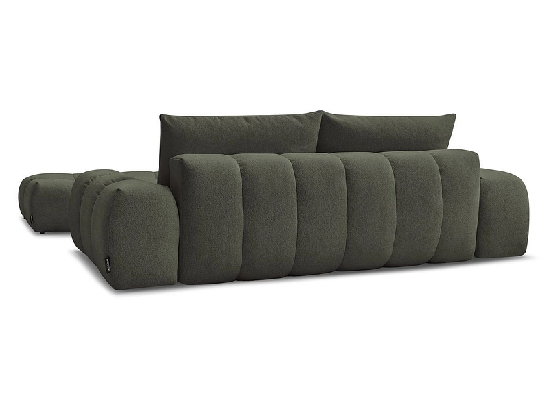 Canapé 3 places avec pouf BOBOCHIC EVEREST