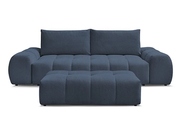 Canapé 3 places avec pouf BOBOCHIC EVEREST