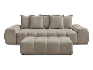 Divano 3 posti con pouf BOBOCHIC EVEREST