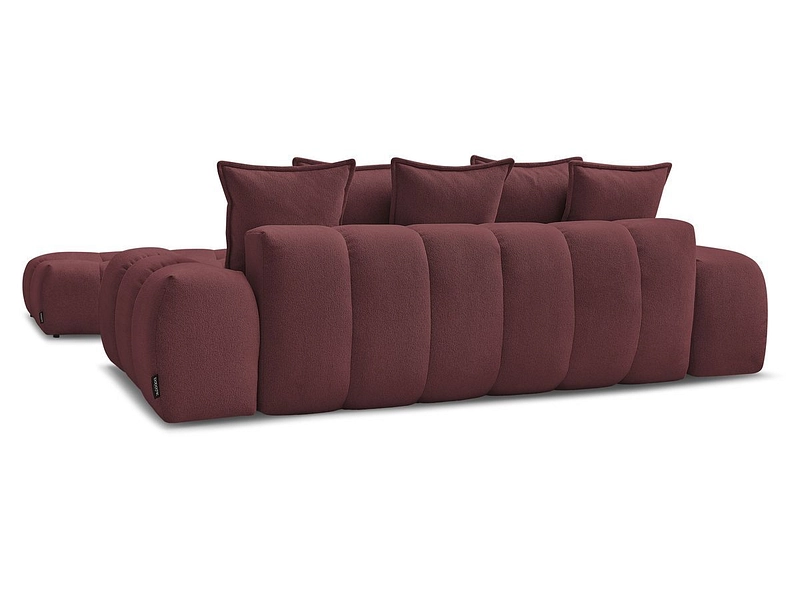 Canapé 3 places avec pouf BOBOCHIC EVEREST