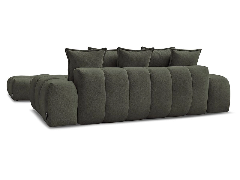 Canapé 3 places avec pouf BOBOCHIC EVEREST