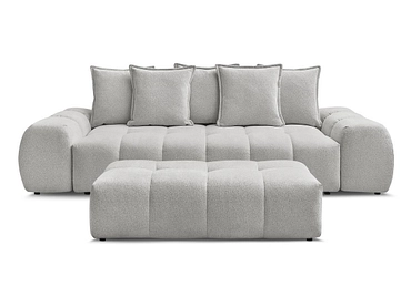 Canapé 3 places avec pouf BOBOCHIC EVEREST