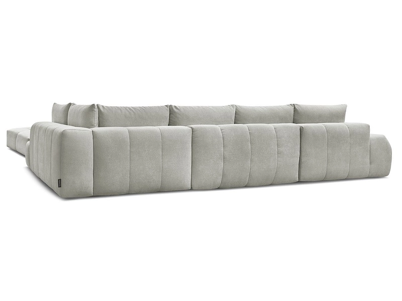 Canapé d'angle panoramique avec pouf BOBOCHIC EVEREST