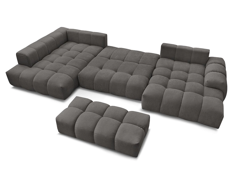 Panorama-Ecksofa mit Hocker BOBOCHIC EVEREST