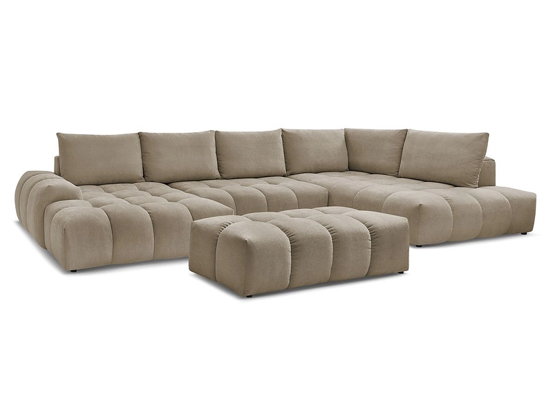Panorama-Ecksofa mit Hocker BOBOCHIC EVEREST