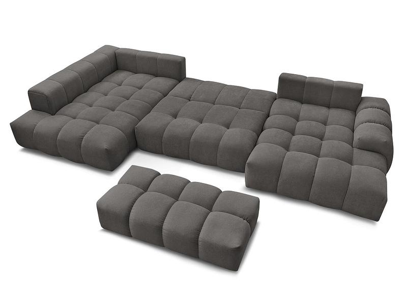 Panorama-Ecksofa mit Hocker BOBOCHIC EVEREST