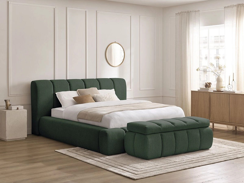 Lit coffre avec coffre de lit BOBOCHIC DENALI