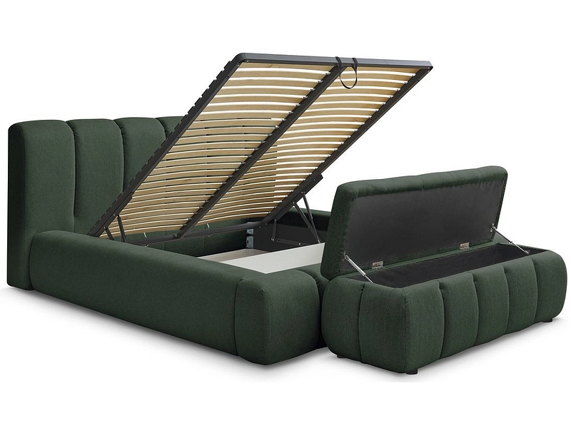 Lit coffre avec coffre de lit BOBOCHIC DENALI