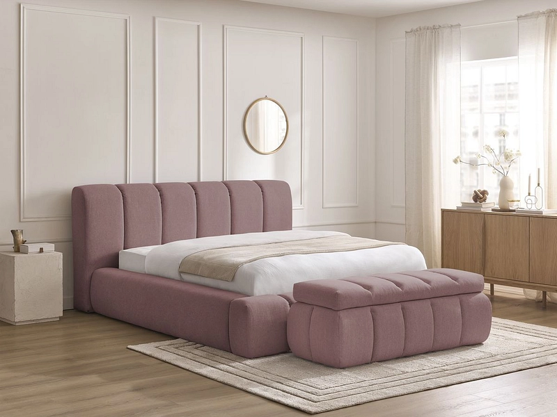 Lit coffre avec coffre de lit BOBOCHIC DENALI