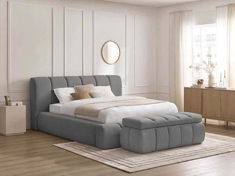 Lit coffre avec coffre de lit BOBOCHIC DENALI