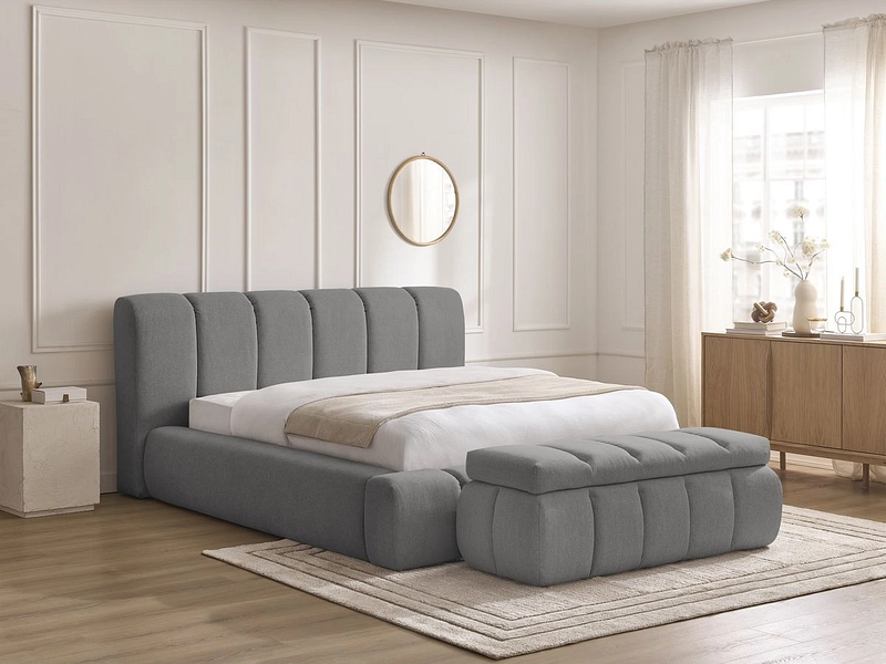 Lit coffre avec coffre de lit BOBOCHIC DENALI