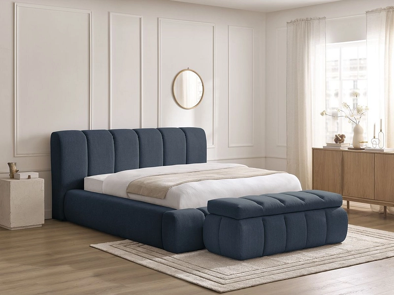 Lit coffre avec coffre de lit BOBOCHIC DENALI