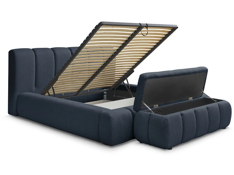 Lit coffre avec coffre de lit BOBOCHIC DENALI