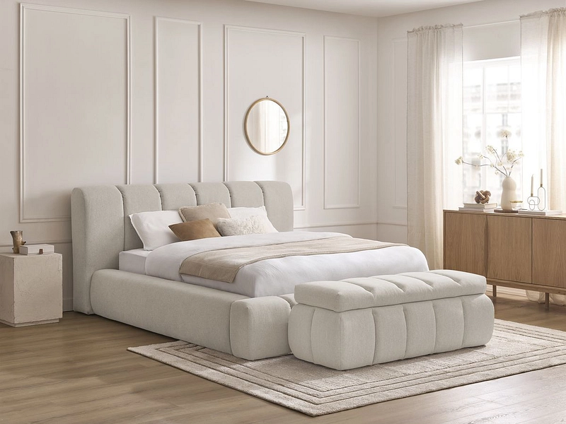 Lit coffre avec coffre de lit BOBOCHIC DENALI