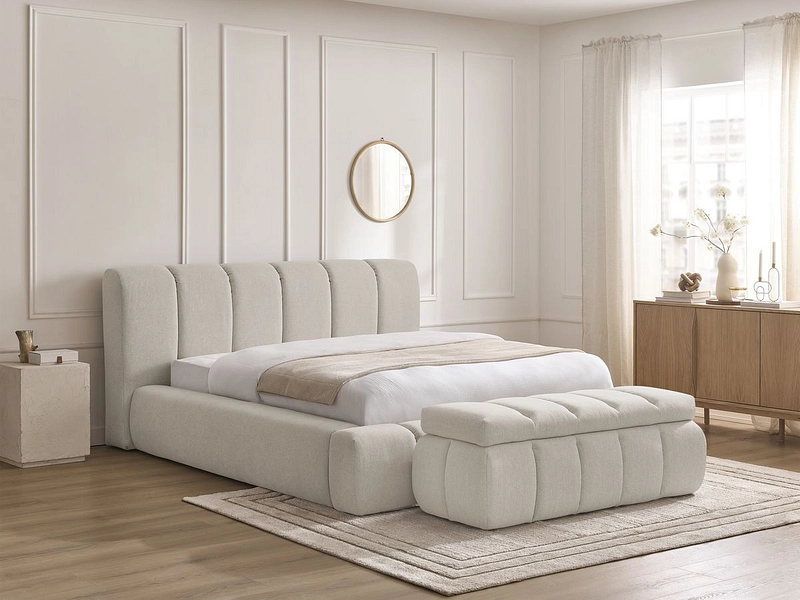 Lit coffre avec coffre de lit BOBOCHIC DENALI