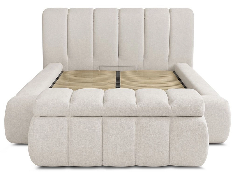 Lit coffre avec coffre de lit BOBOCHIC DENALI