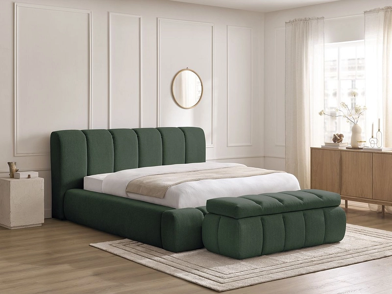 Lit coffre avec coffre de lit BOBOCHIC DENALI