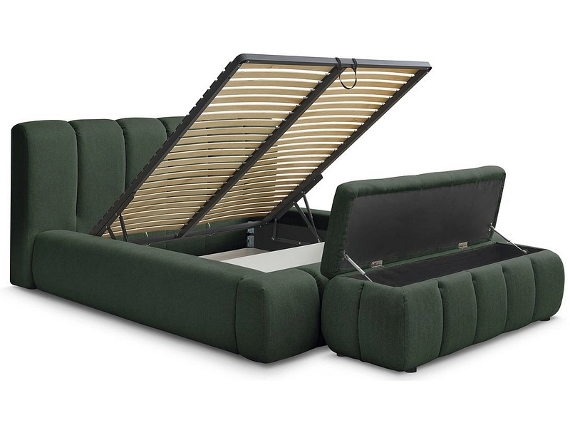 Lit coffre avec coffre de lit BOBOCHIC DENALI