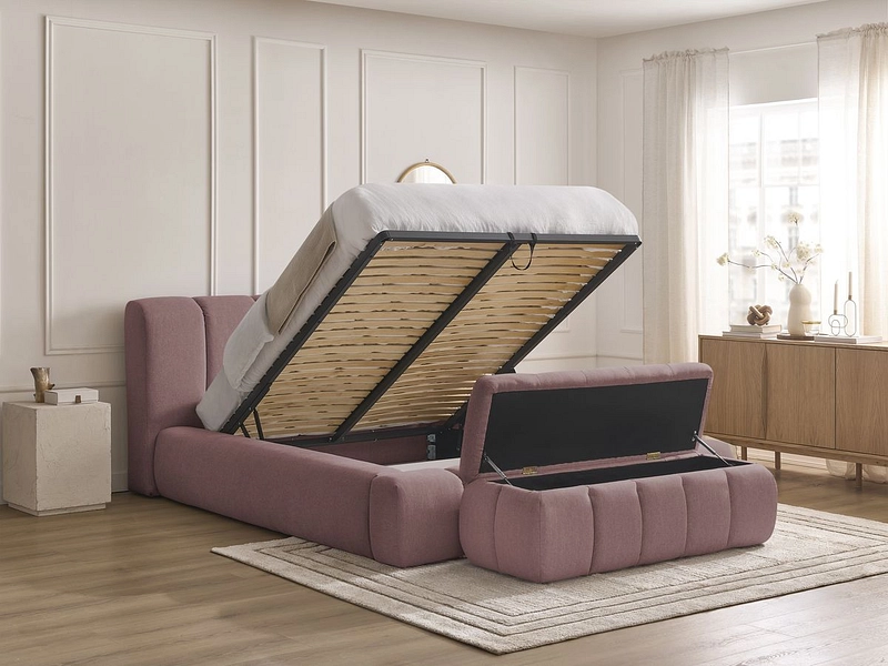 Lit coffre avec coffre de lit BOBOCHIC DENALI