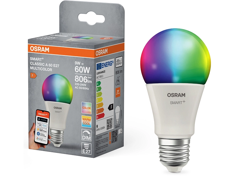 Lampadina LED multicolore E27 Smart Lighting