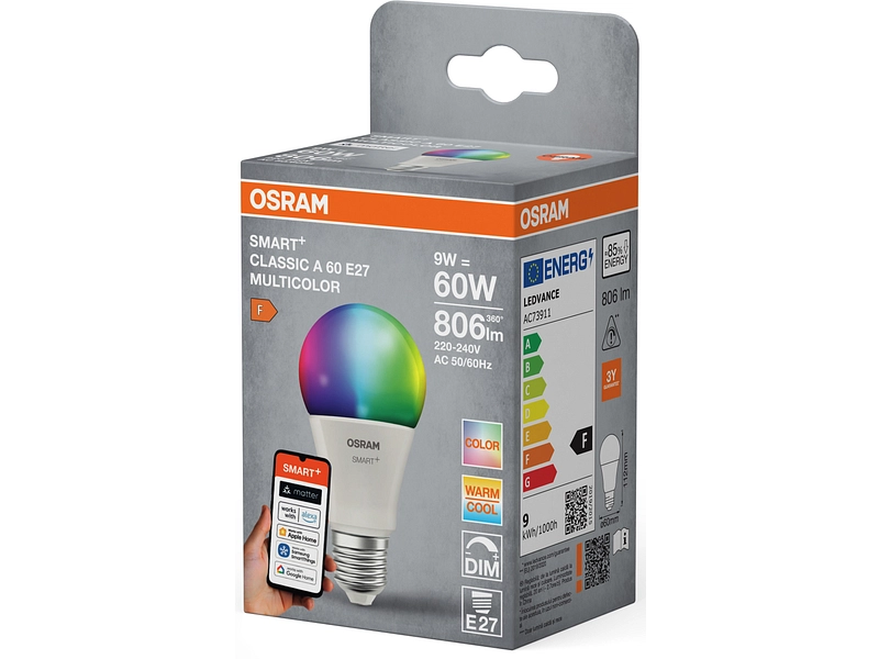 Lampadina LED multicolore E27 Smart Lighting