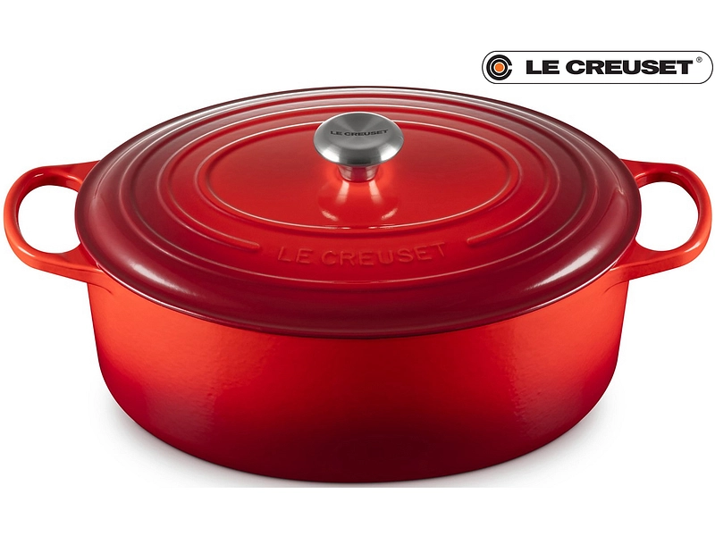 LE CREUSET Cocotte SIGNATURE fonte rouge