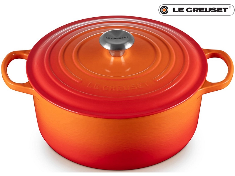 LE CREUSET Cocotte SIGNATURE fonte rouge