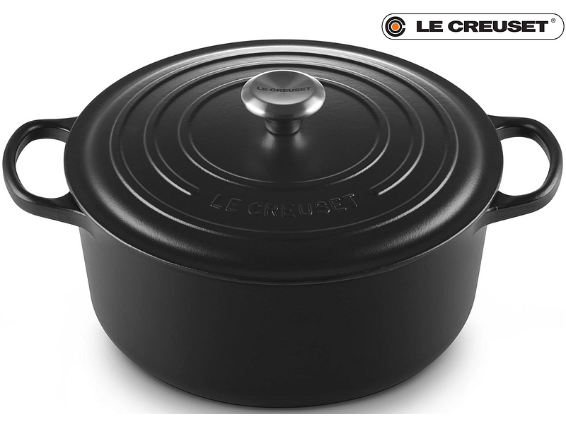 LE CREUSET Cocotte SIGNATURE fonte noir