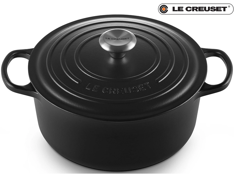 LE CREUSET Cocotte SIGNATURE fonte noir