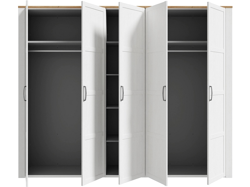 Drehtürenschrank COLMAR alpinweiß