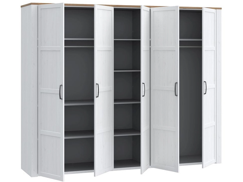 Drehtürenschrank COLMAR alpinweiß