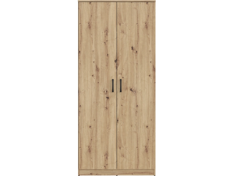 Armoire portes battantes LUBECK chêne artisan