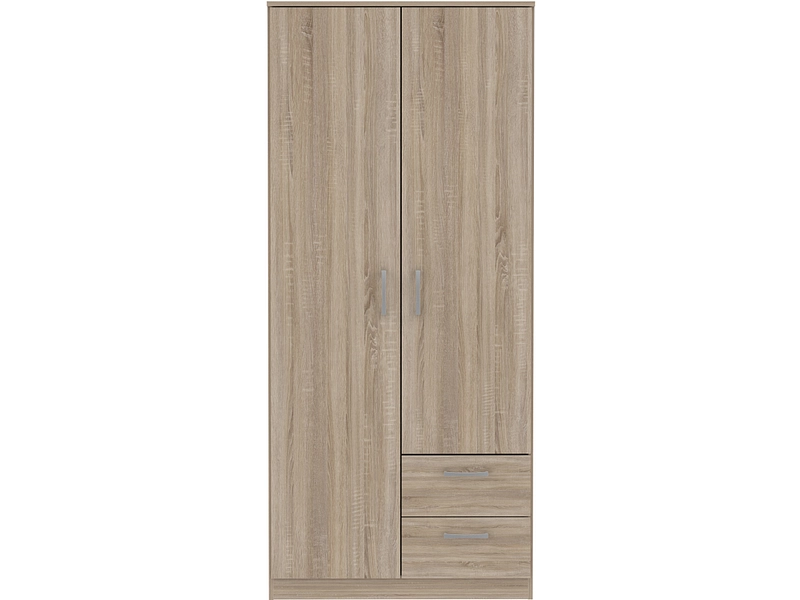 Armoire portes battantes LUBECK chêne