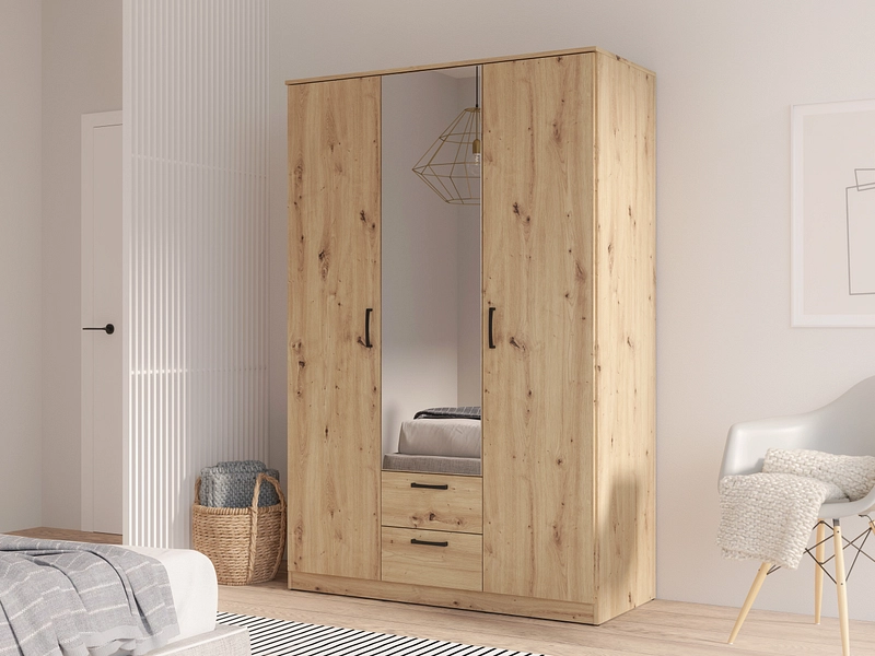 Drehtürenschrank LUBECK artisan eiche