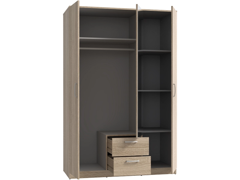 Drehtürenschrank LUBECK eiche Drehtürenschrank LUBECK eiche