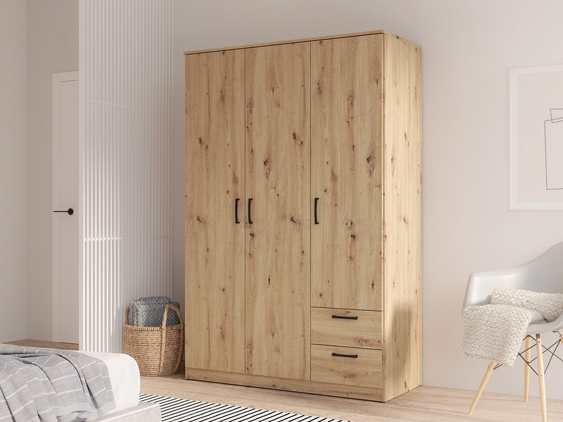 Drehtürenschrank LUBECK artisan eiche