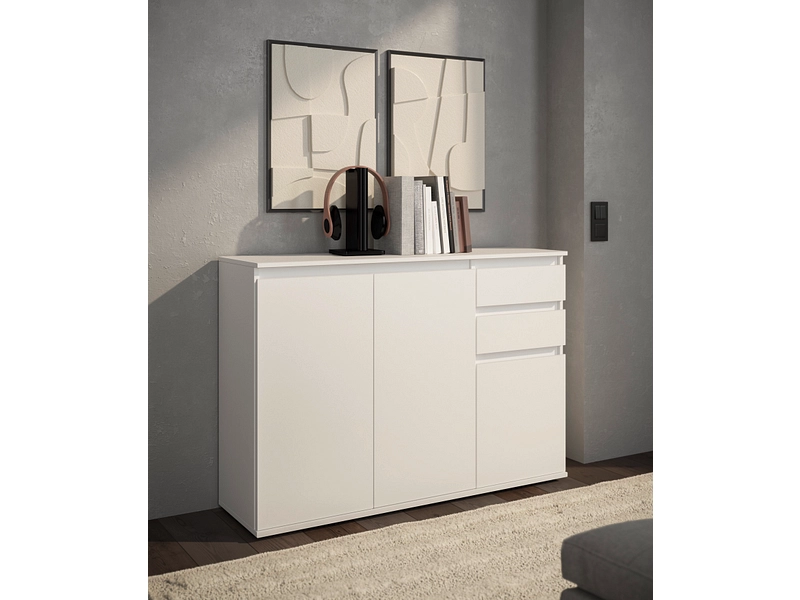 Comò BREST 3 ante 2 cassetti