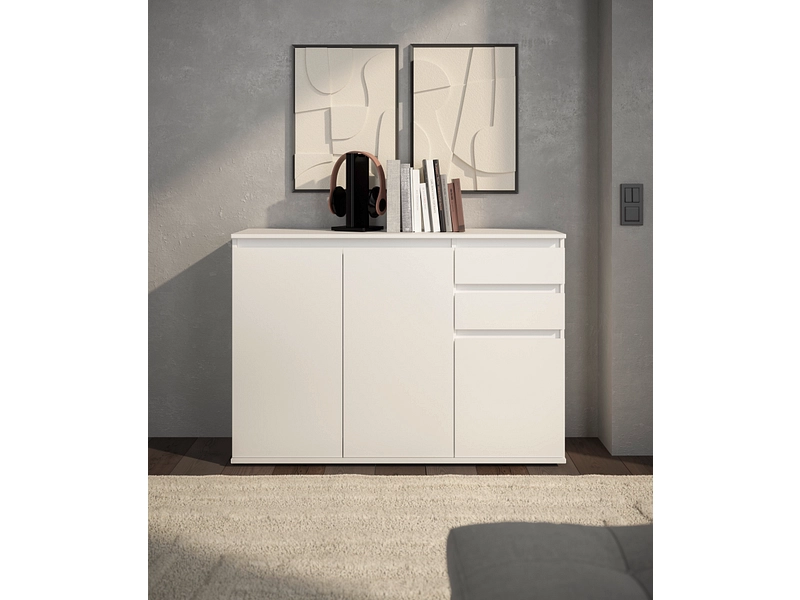 Comò BREST 3 ante 2 cassetti