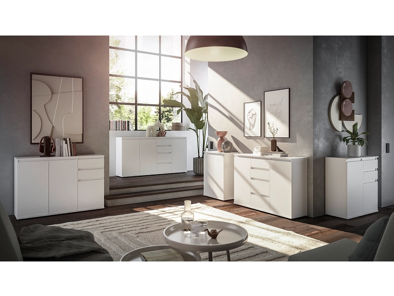 Comò BREST 3 ante 2 cassetti